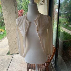 J. Crew ivory cardigan